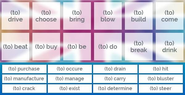 synonymes of english verbs