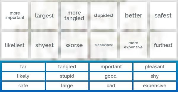 Comparative adjectives