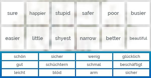 Comparative adjectives