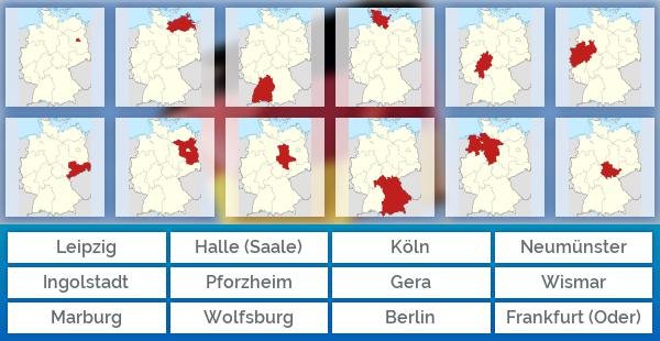 Städte in Deutschland