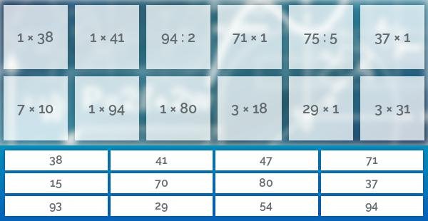 Division und Multiplikation